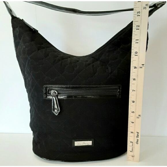 Vera Bradley Disney Mickey Mouse Microfiber Embroidered Black Bucket Bag Handbag - Picture 11 of 12